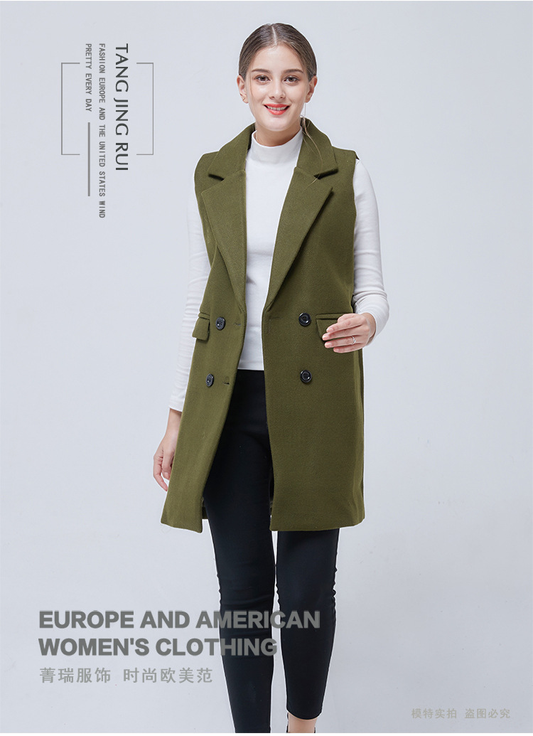 Gilet femme TANGJINGRUI en Poilue - Ref 3318118 Image 6