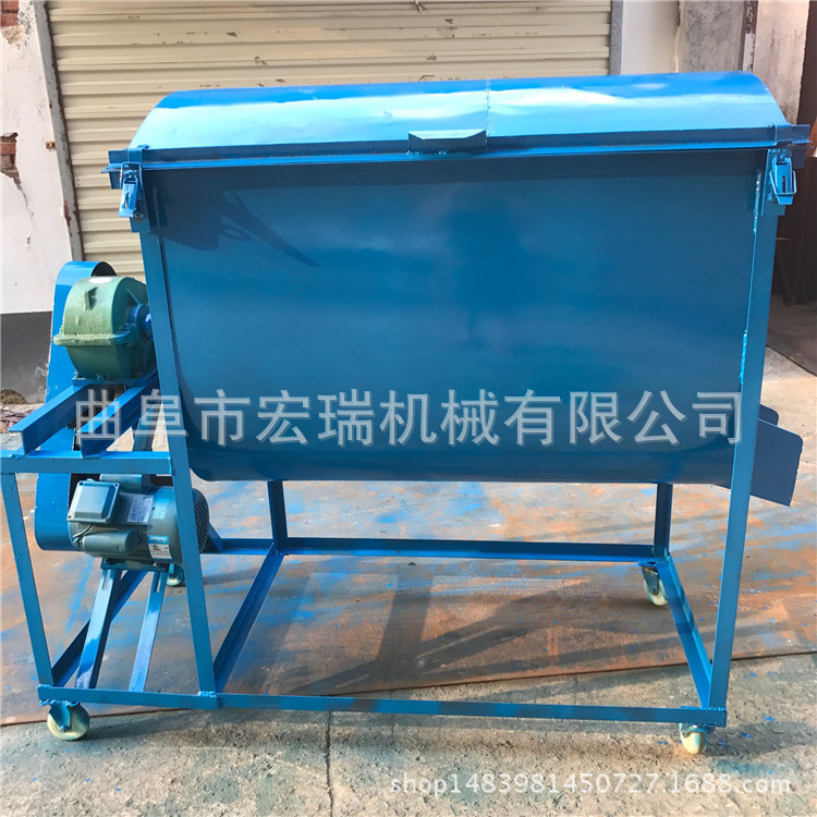 卧式搅拌机多少钱一台 宏瑞牌500公斤搅拌机长期工业现货畜牧、养