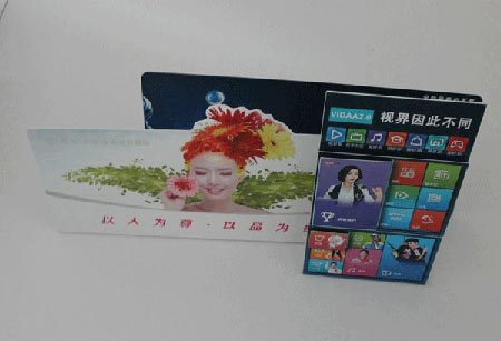 PVC table card advertising stand table card bending card wine price…
