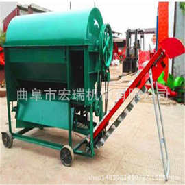 供应花生摘果机，山东新款干湿两用，图片收获机械