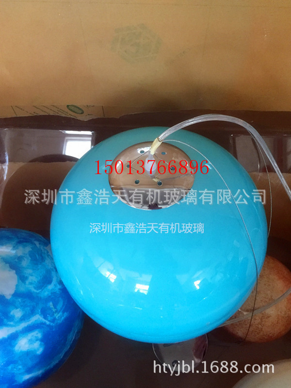 八大行星科教星球各种尺寸亚克力八大行星吊灯内发光星球仪