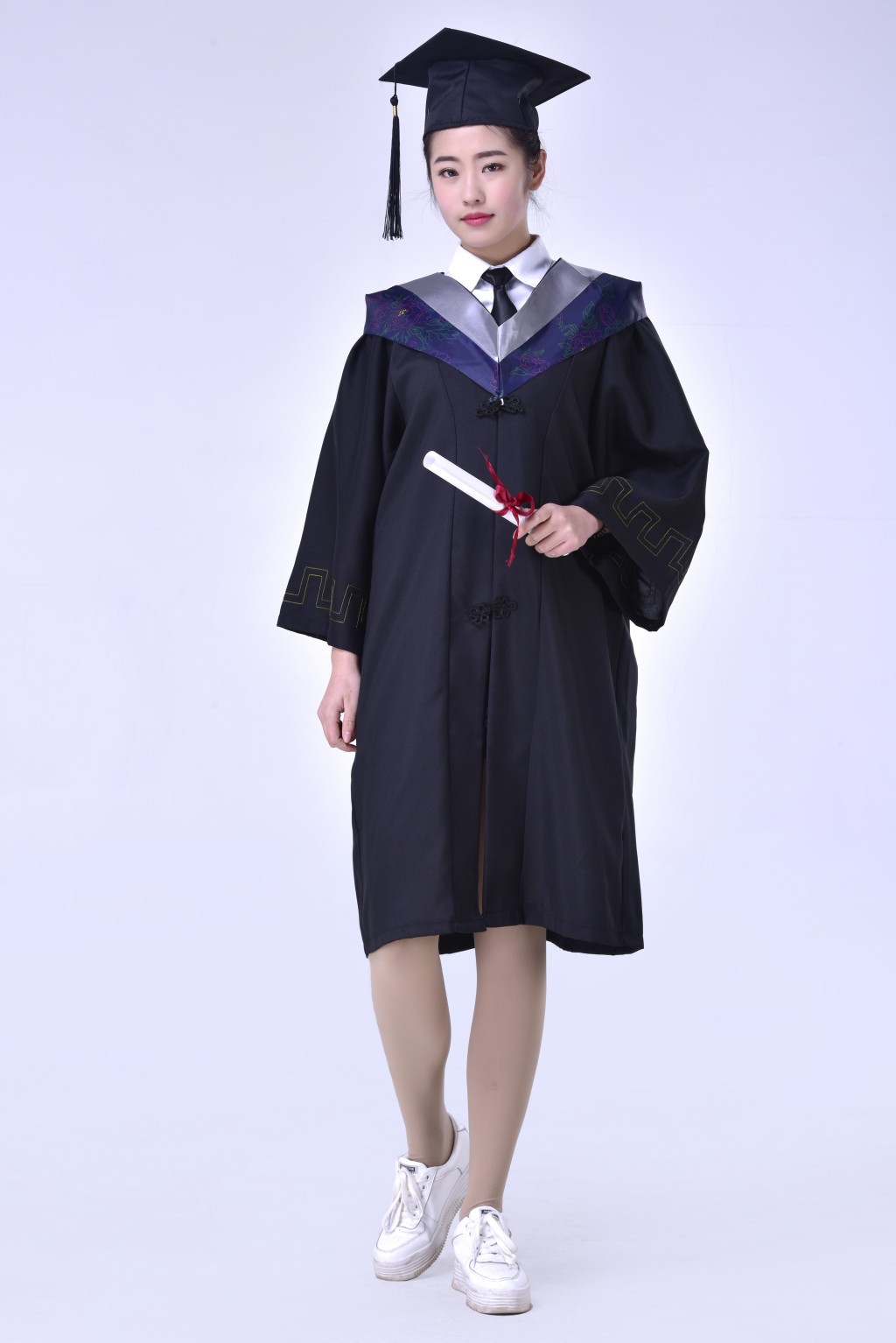 大学生毕业学士服毕业礼服成人礼毕业袍套装厂家批发-阿里巴巴