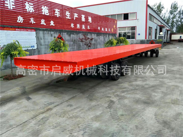 货源供应  40吨平板拖车  加长型物流拖车厂家供应