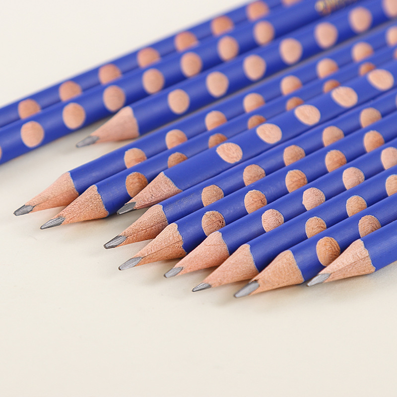 AOSHENG wooden  Hole pen bulk wholesale student pencil customized logo Cartoon factory Customized student Stationery