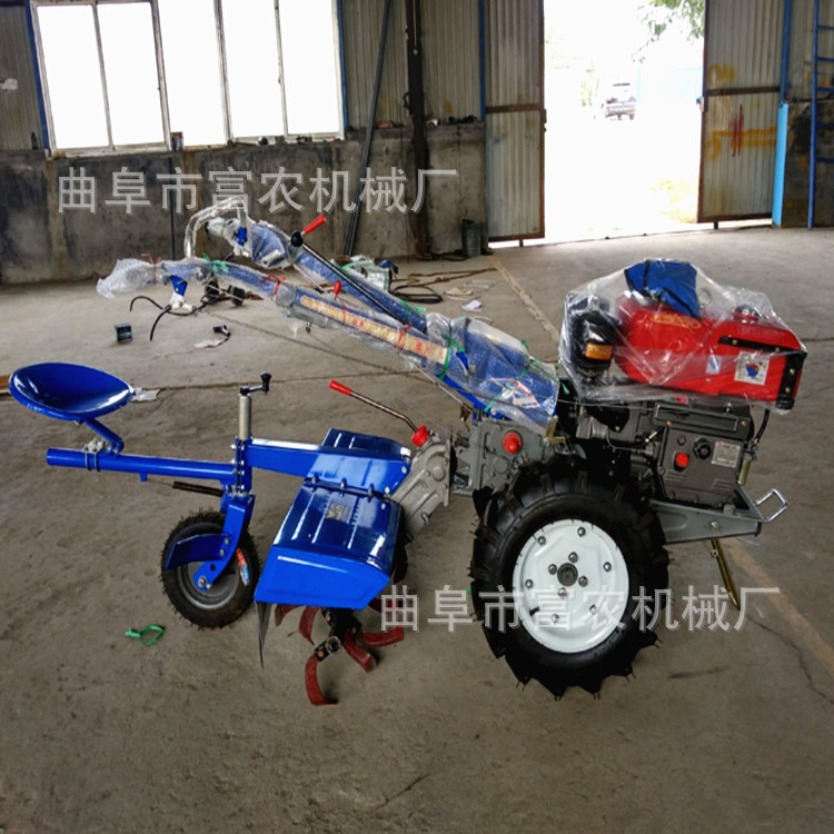 厂家直销 农用小型柴油拖拉机 12马力手扶微耕机