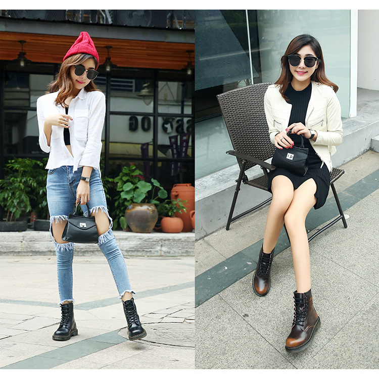 Bottes femme en En cuir - Ref 3354254 Image 18