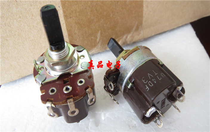 NOBLE进口日本贵族A50K带开关单联电位器 开关是推拉式 柄长20MM