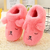 Winter cartoon non-slip keep warm children's slippers indoor