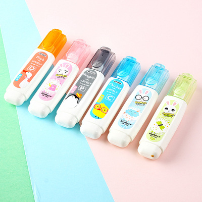 韓國文具 卡通修正液 安全環保塗改液15ml 辦公學習用品 文具批發