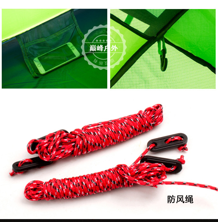 pinnacle Ultra-light Double-person Double-layer Aluminum Pole Anti-storm Rain and Snow Skirt Tent Outdoor Camping Mountain Climbing Four Seasons Snow Tent