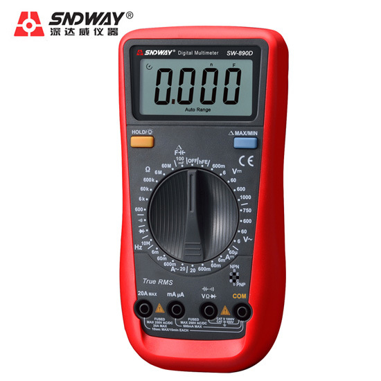 深达威用表万能表SW-890C数显式数字防烧测交流直流电压电流