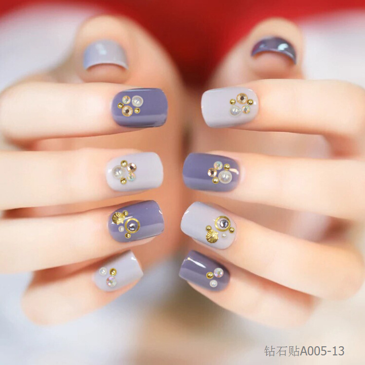 Diamond nail stickers, super shiny Japanese design, diamond stickers, self-adhesive nail drill, in stock, wholesale and customization detail image 16