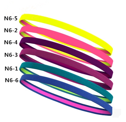 定制批发硅胶导汗带防滑运动头带瑜伽发带跑步健身止汗带导汗带