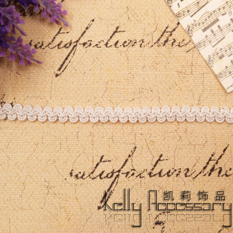 8mm white curved edge centipede lace crafts home textile lampshade edge folk dance pants leader mouth accessories