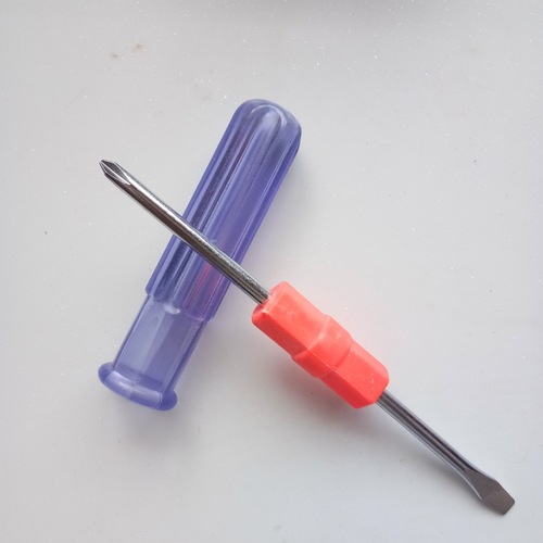 Manufacturer wholesale transparent dual-purpose screwdriver 3 inches 4 inches plum blossom screwdriver crystal transparent dual-purpose Phillips screwdriver