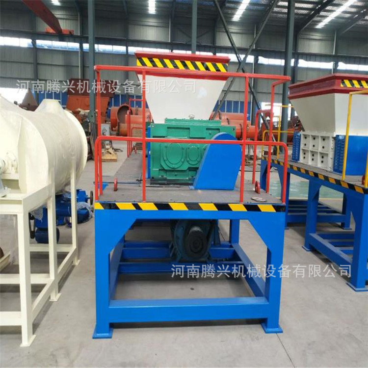 废旧衣服粉碎机 固废垃圾机设备 废铁撕碎机厂家