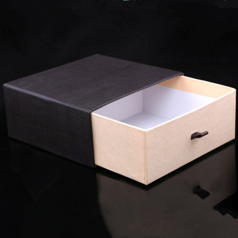 高档抽屉 皮带包装盒现货 手拉式腰带礼品盒 皮具钱包纸盒 皮带盒