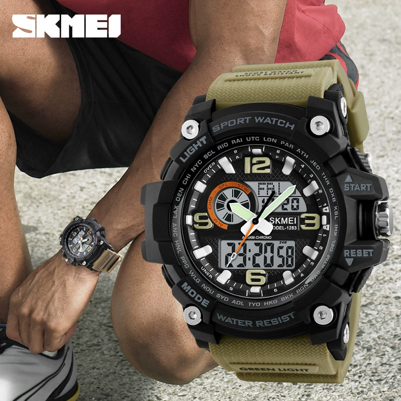 Sports waterproof electronic universal swiss watch, men's watch, direct factory sales
