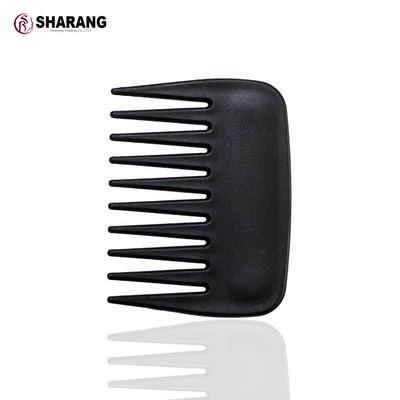 沙瓤官方黑色塑料梳子 理发店专用 剪发梳 50048