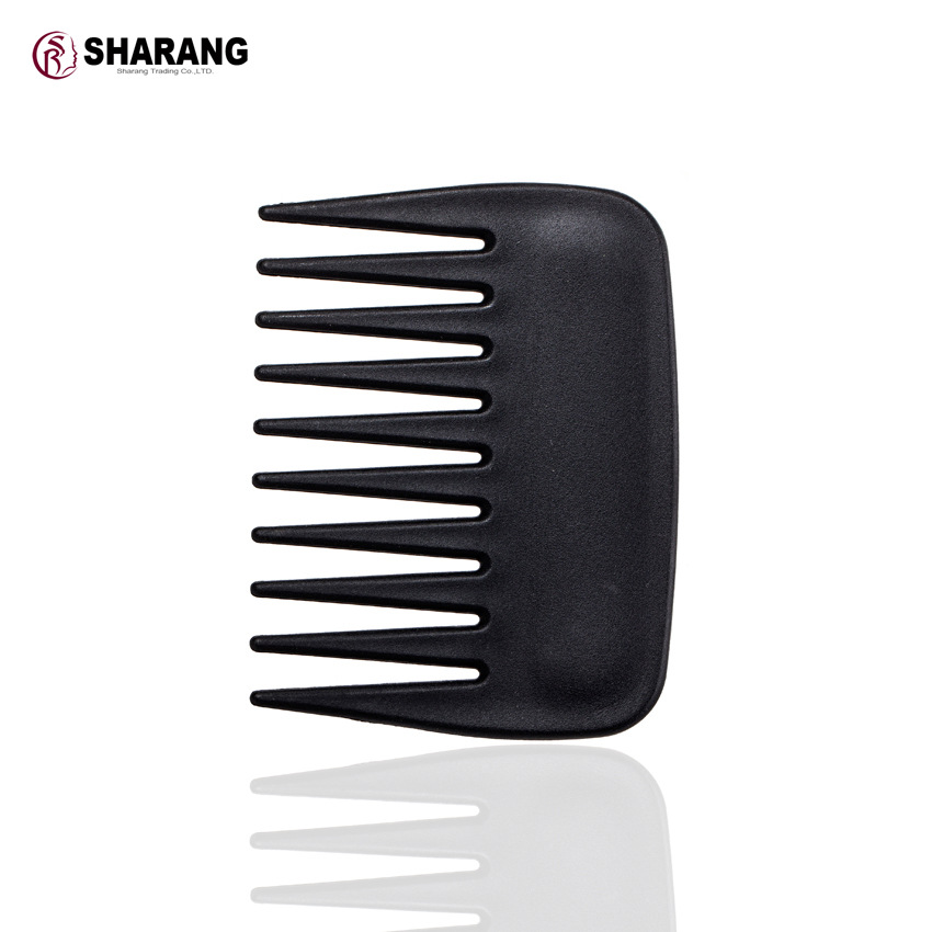 沙瓤官方黑色塑料梳子 理发店专用 剪发梳 50048