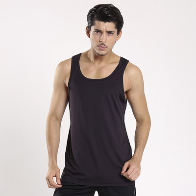 Trill Same item man Fitness wear Quick drying Solid Simplicity Sports vest Self cultivation run moisture absorption ventilation Perspiration