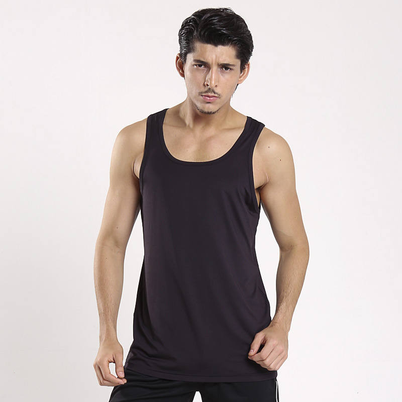 Trill Same item man Fitness wear Quick drying Solid Simplicity Sports vest Self cultivation run moisture absorption ventilation Perspiration