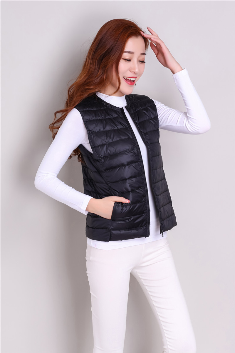 Gilet femme en Duvet de canard blanc - Ref 3316304 Image 29