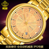 保西尼 (Трансграничная торговля), механические водонепроницаемые часы, календарь, полностью автоматический