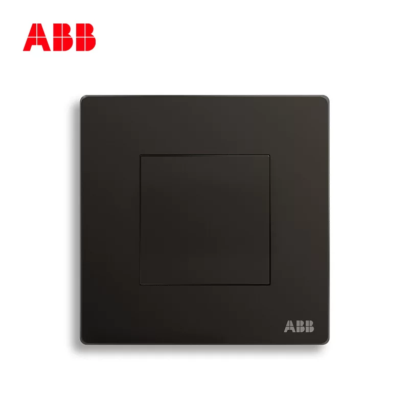 ABB Xuanzhi Frameless Switch Siter Black Panel AF504-885; 10183656