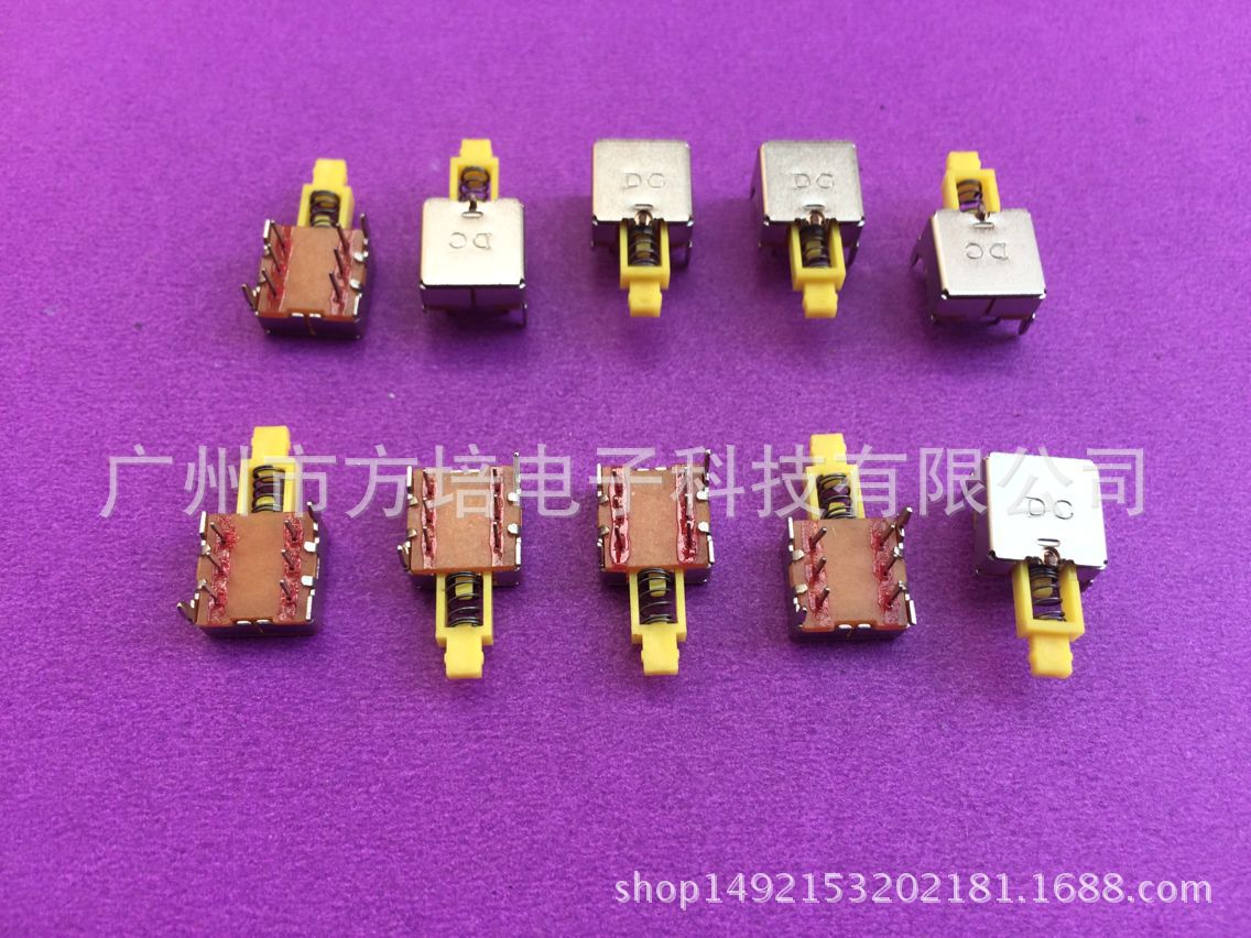 5.8带柱自锁开关 5.8平头带柱自锁开关 5.8X5.8平头带柱自锁