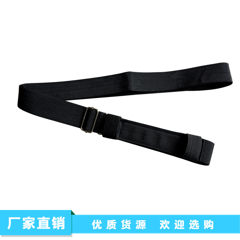厂家现货款 便携防滑黑色手电筒背带 户外手电筒配件背带尼龙材质