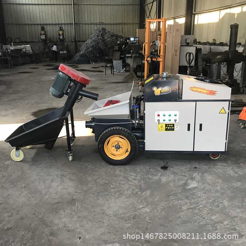 立式小型二次构造柱输送泵 二次结构柱浇筑机 液压混凝土上料机