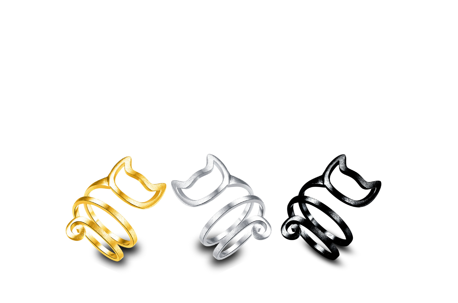 Cat Ring in Different Angles