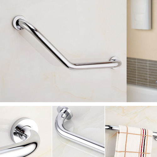 Bathroom stainless steel handrails for the elderly bathtub handrails thickened non-slip bathroom safety barrier-free toilet handrails