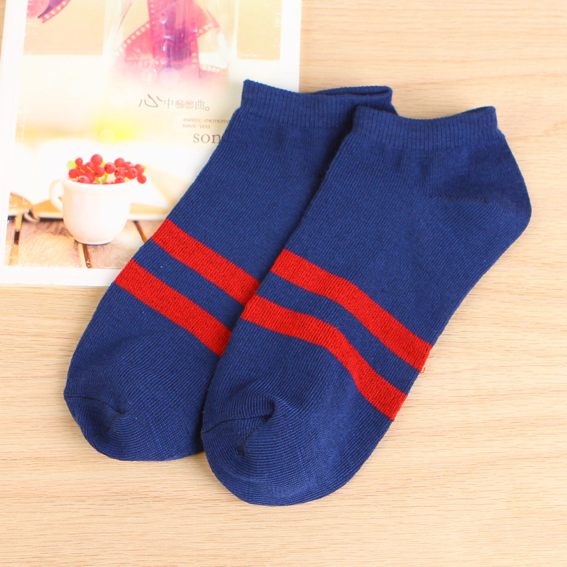 两条杠 藏青红杠