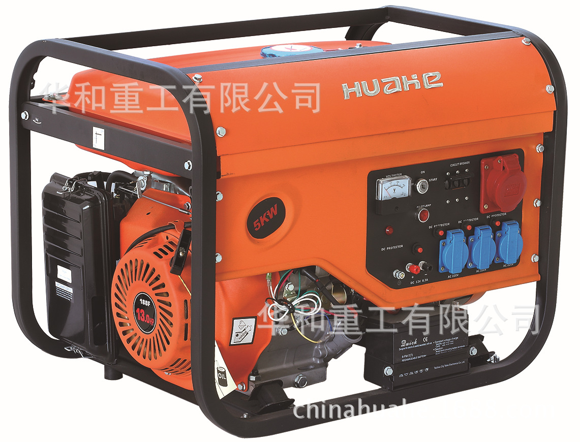 5000W铜线汽油发电机组