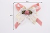 Korean version of handmade flower belt flowers Christmas happy hair belt accessories children's clothing auxiliary materials 2143