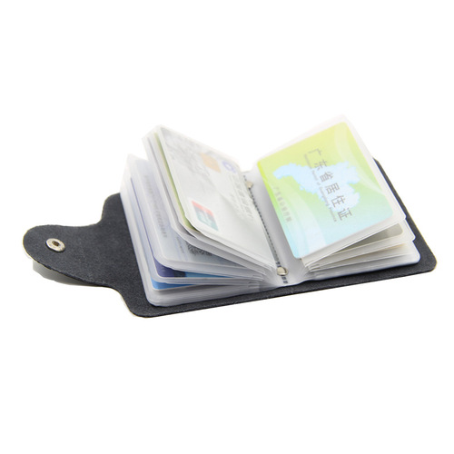 Factory direct sales gift Korean version genuine pickup bag cowhide multi-card slot ID card holder credit card sleeve business card bag