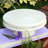 European -style tall egg cake disk ceramic wedding banquet birthday dessert afternoon tea subtitaire disk dessert tray