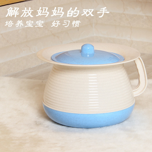 Home children's toilet spittoon urinal potty infant urine bucket colorful plastic thickened toilet with lid