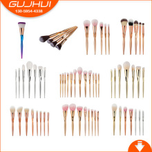 2025新品8支心型化妆刷 套装 美妆工具 粉底刷 化妆工具跨境代发