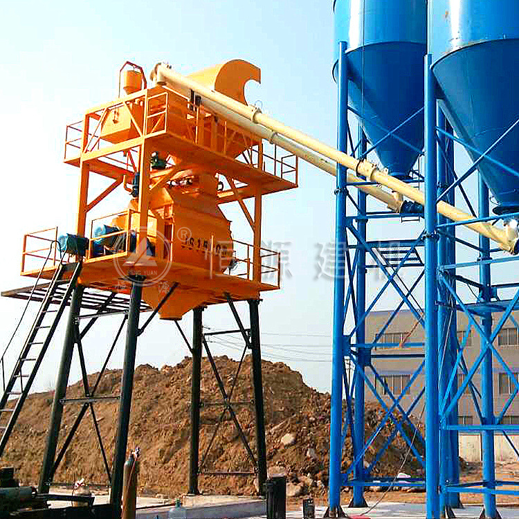 HZS75混凝土搅拌站 JS1500型搅拌机站 1.5方搅拌站 搅拌设备厂家