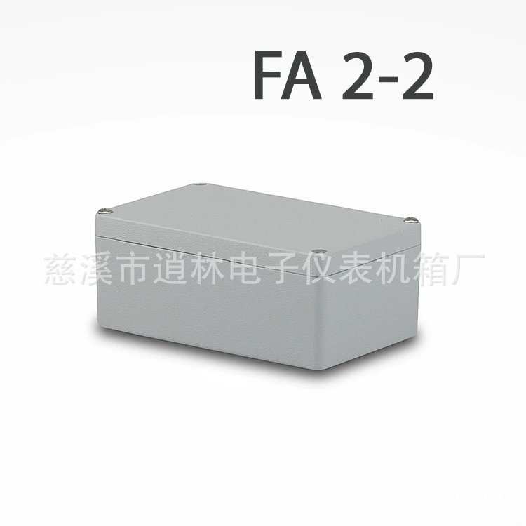 Водонепроницаемая коробка из литого алюминия, распределительная коробка для наружной распределительной коробки, клеммная коробка из алюминиевого сплава FA-2 56*85*135