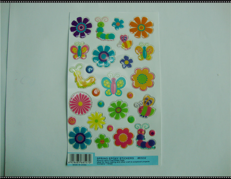 生产直供 家用电器水晶滴胶贴 PU防氧化滴胶贴纸不干胶