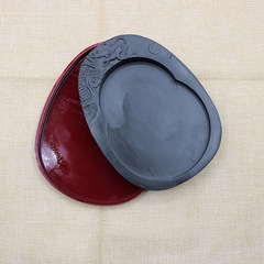 Factory Wholesale 5-inch Chinese Inkstone Original Stone Material Calligraphy Inkstone for Primary and Middle Schools 7-inch Student Inkstone with Lid