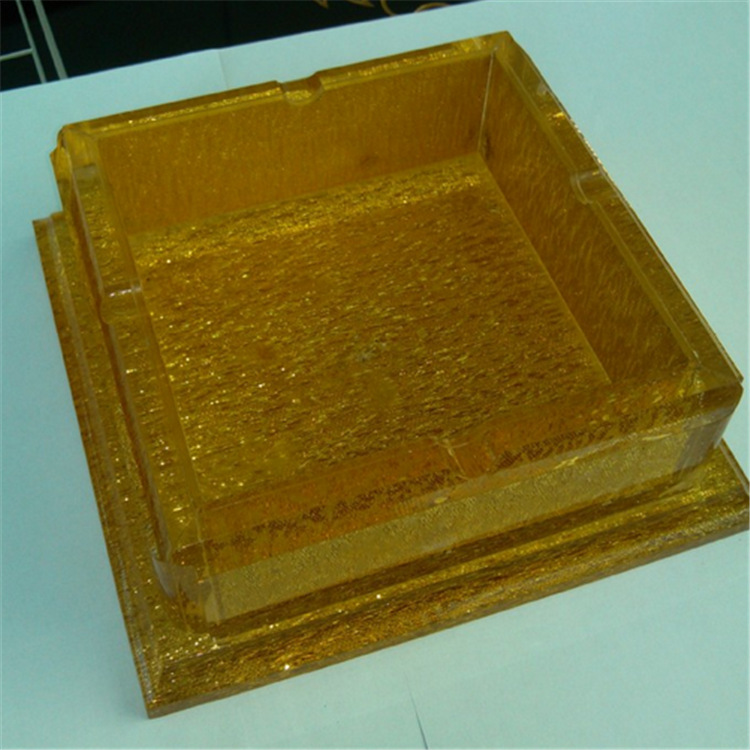 精品亚克力豪华水晶烟灰缸创意礼欧式烟灰缸礼品制作人气热卖