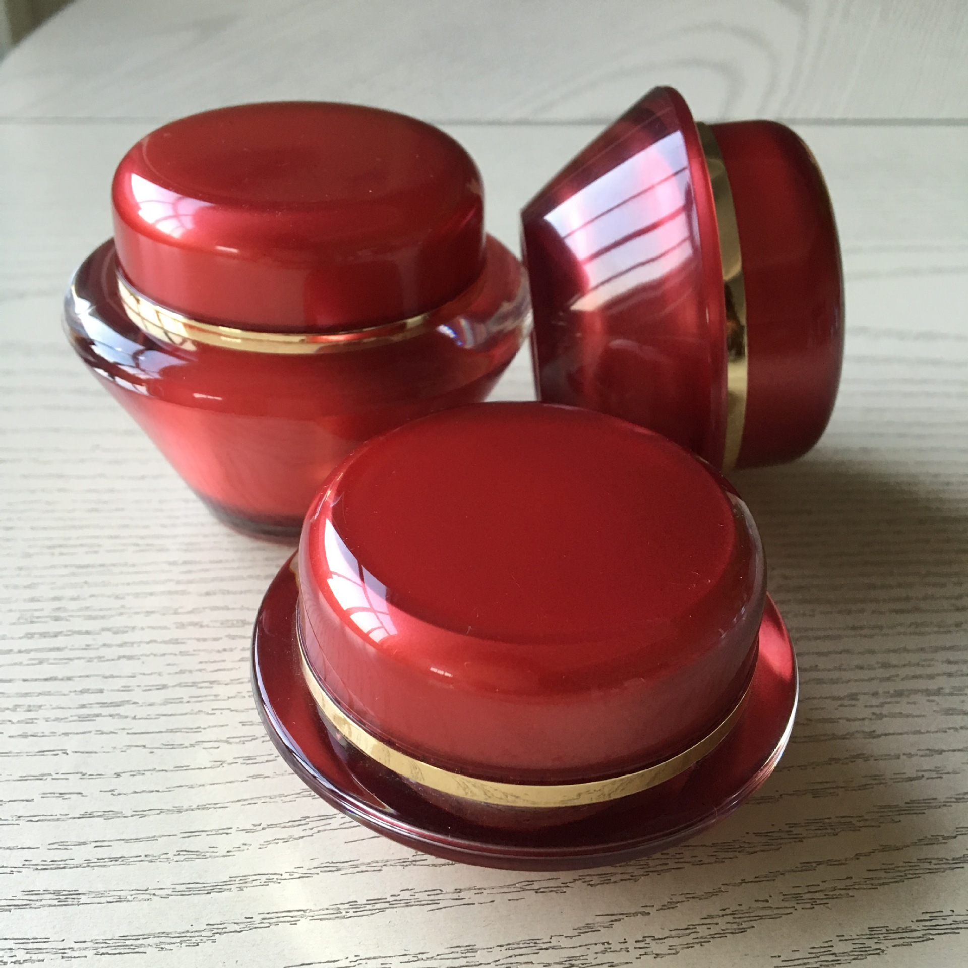 供应亚克力化妆品包装瓶 碟形瓶 膏霜瓶