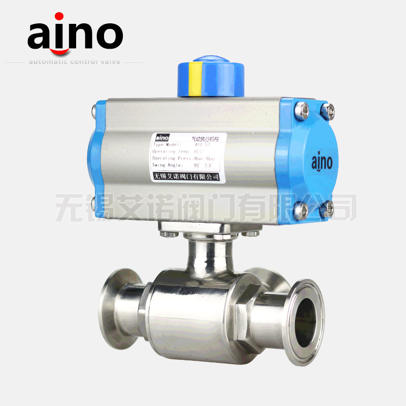 卫生级气动三通球阀7