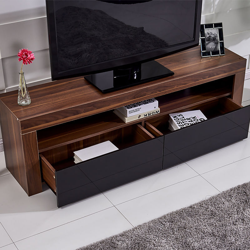 Moderno simple TV gabinete LED resalte visual gabinete pequeño apartamento dormitorio sala de estar barato TV gabinete fábrica al por mayor image 3