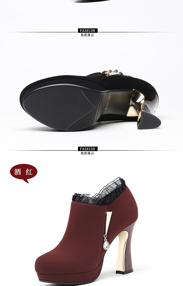 Bottes femme en Daim - Ref 3355324 Image 24